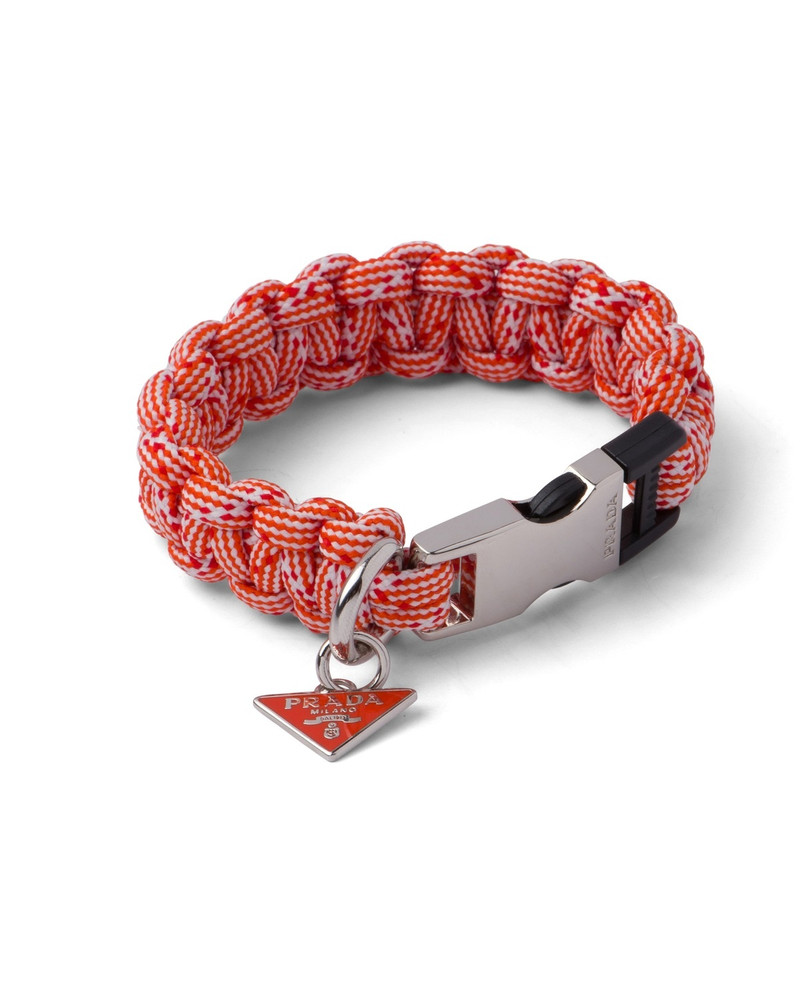 Prada Braided tape bracelet outlook