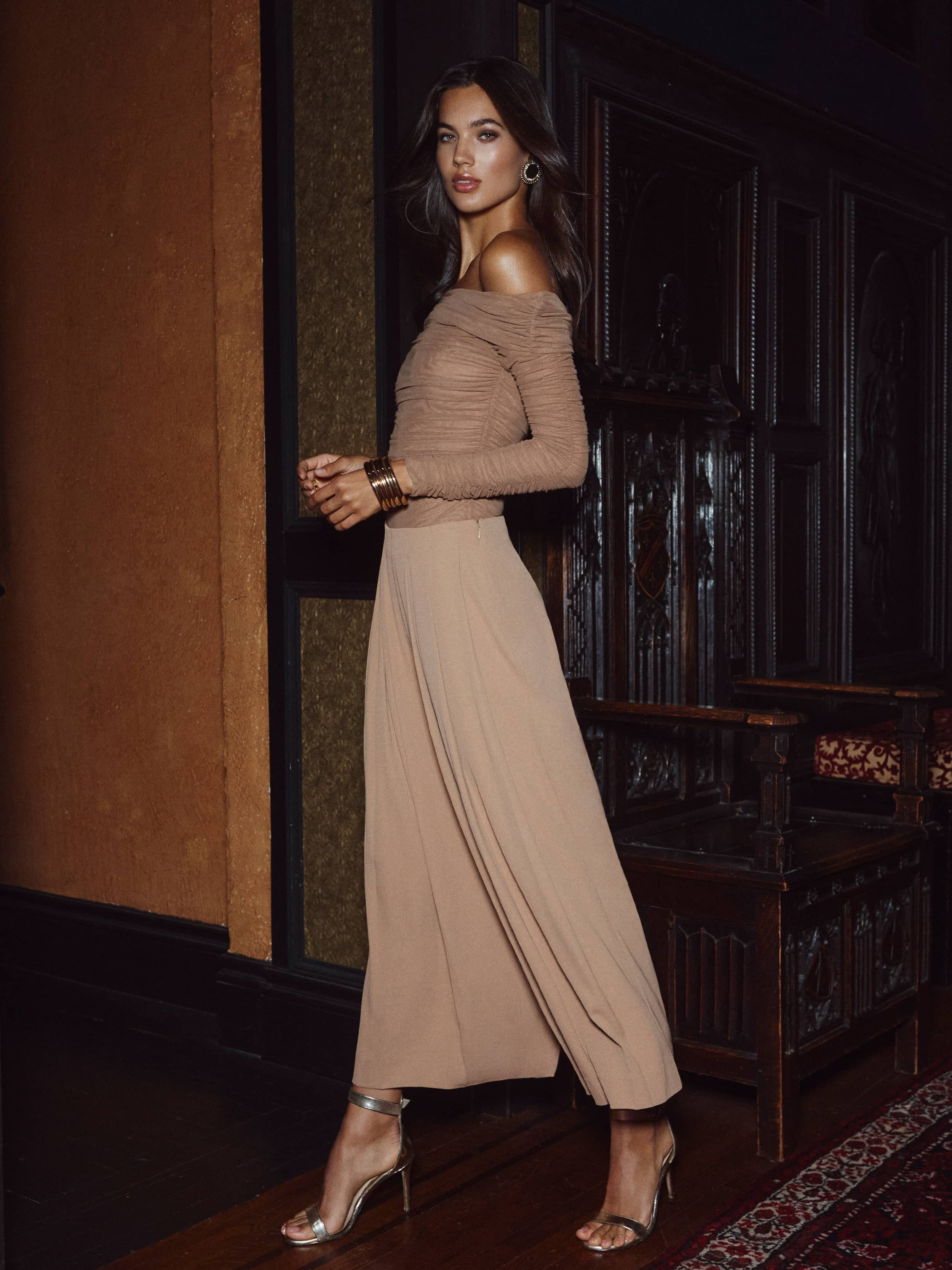 Novalynn Cropped Pleated Pant - 7