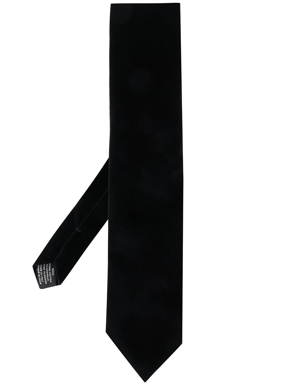 velvet finish necktie - 1