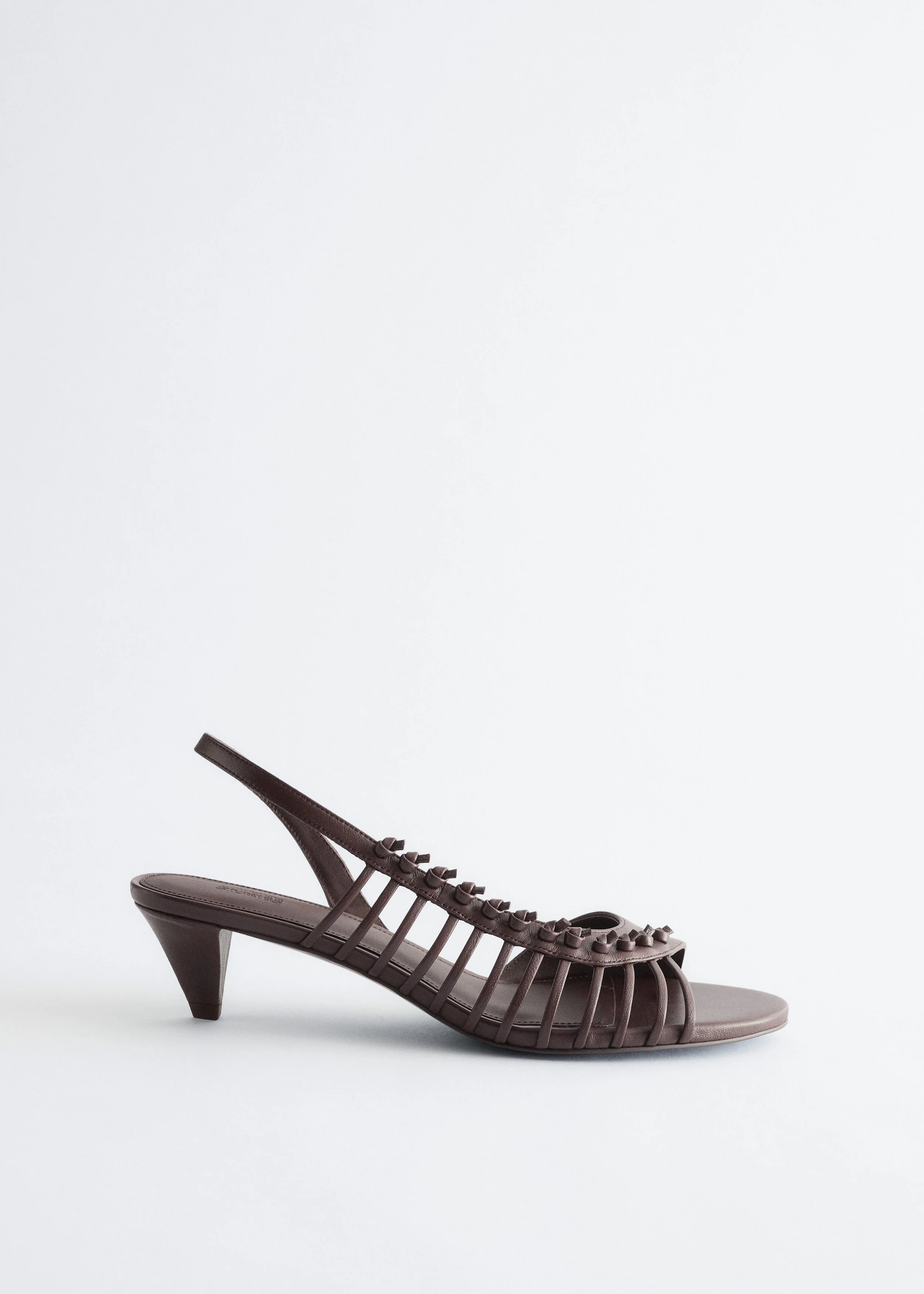 Strappy Leather Sandals - 1