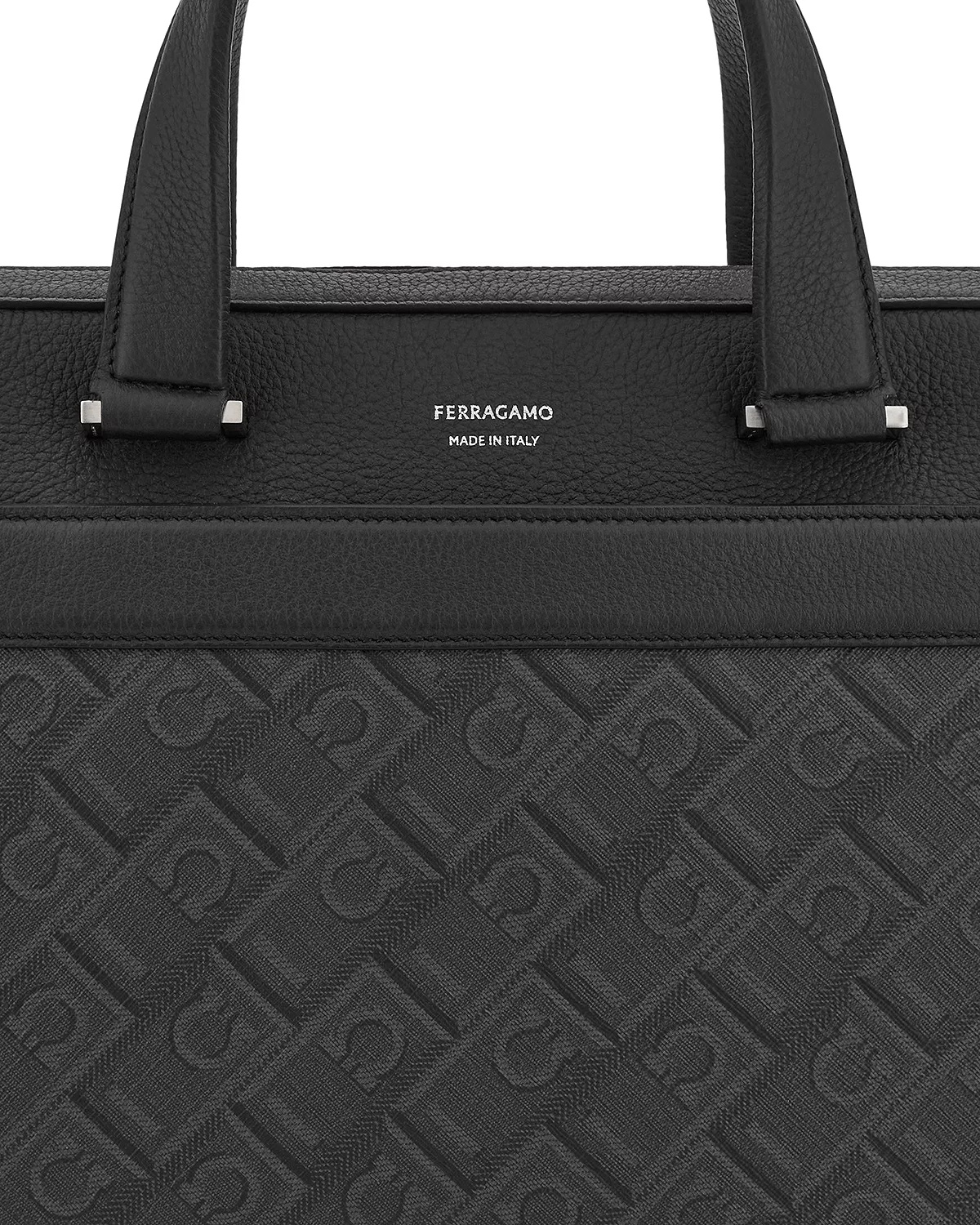 Monogram Canvas & Leather Business Bag - 8