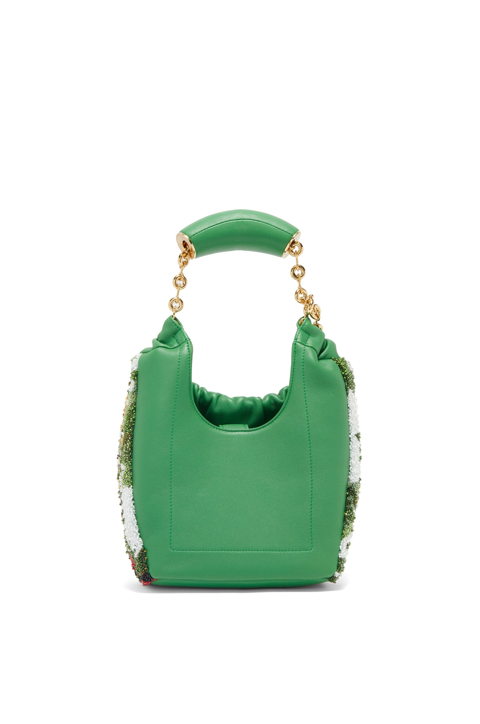 Mini Squeeze bag in beaded leather - 6