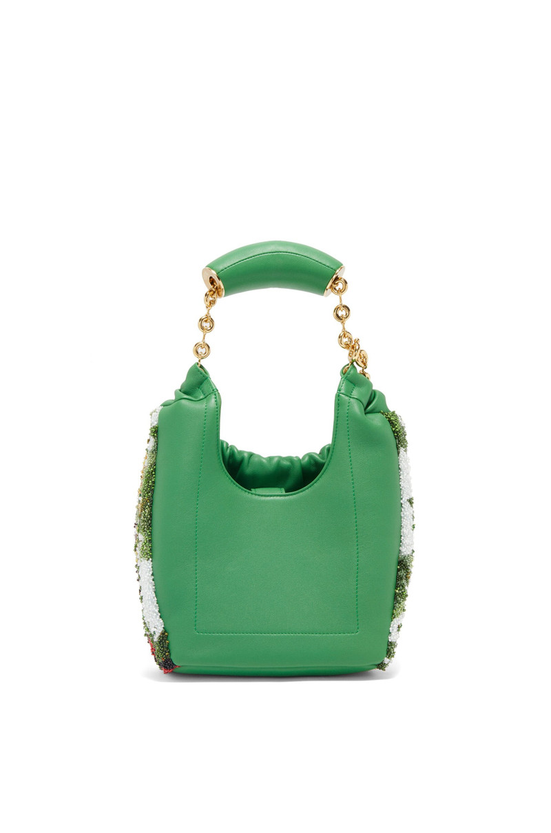 Mini Squeeze bag in beaded leather 6