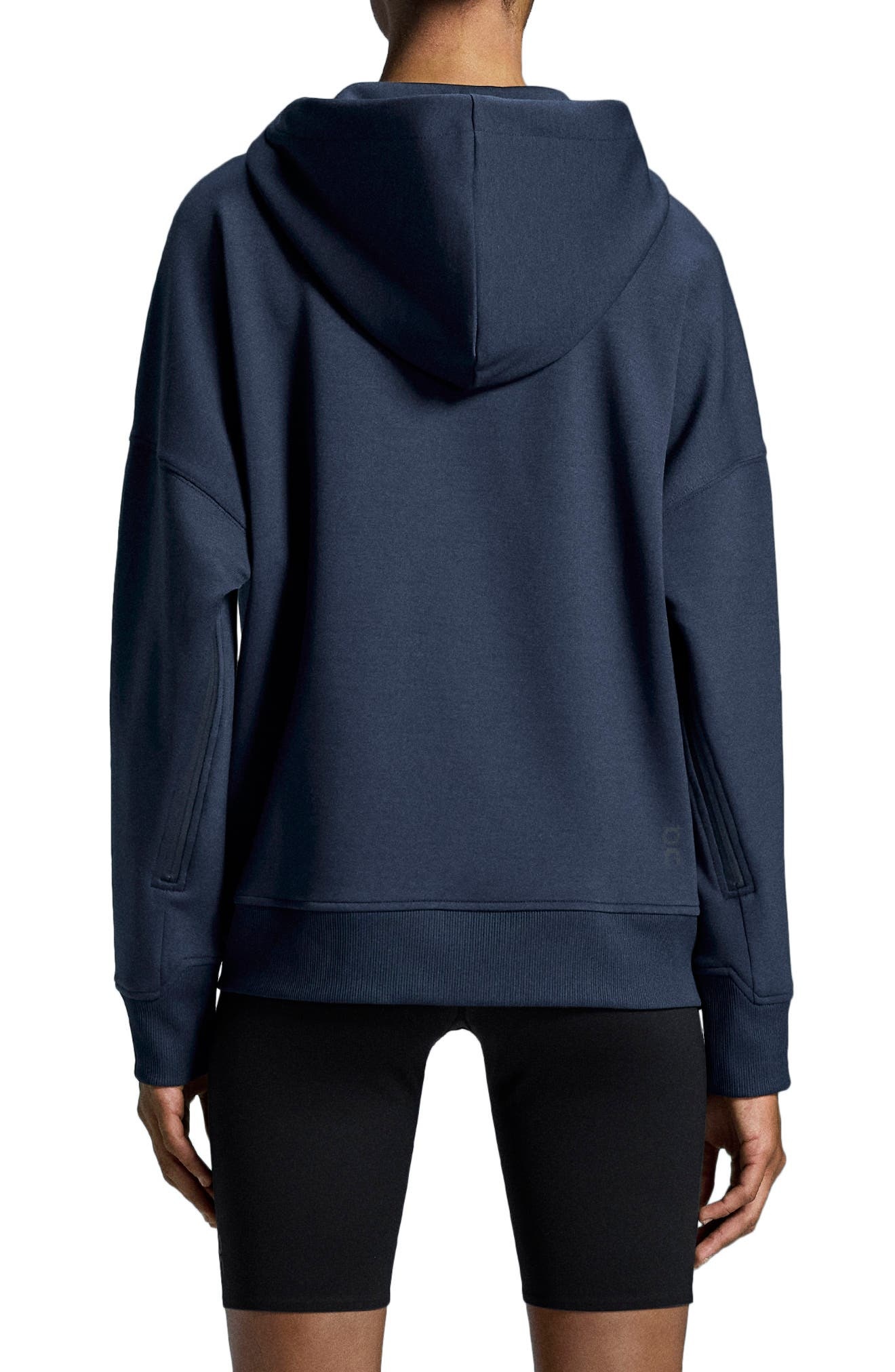 On Recycled Polyester Blend Hoodie in Midnight at Nordstrom - 2