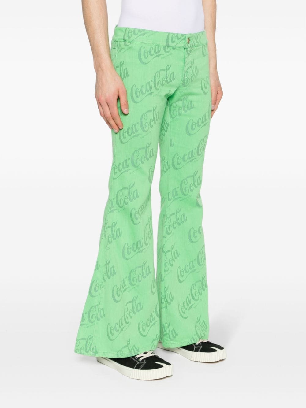 x Coca-Cola mid-rise flared jeans - 4