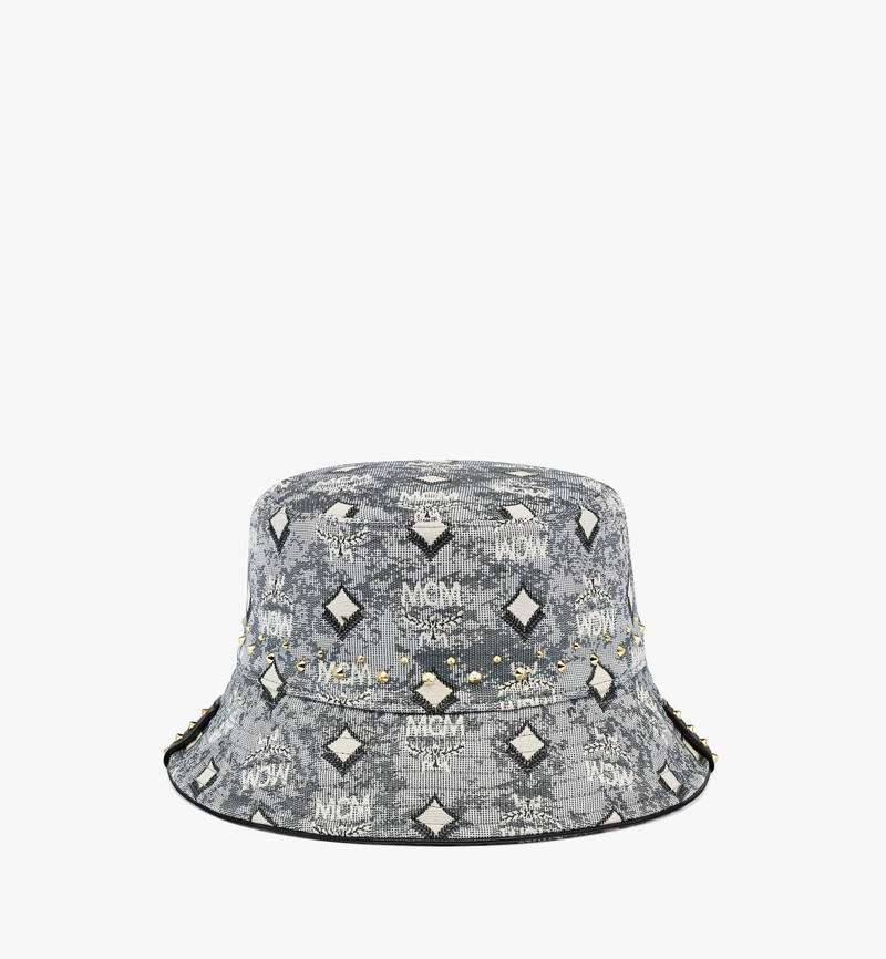 Bucket Hat in Studded Vintage Monogram Jacquard 1