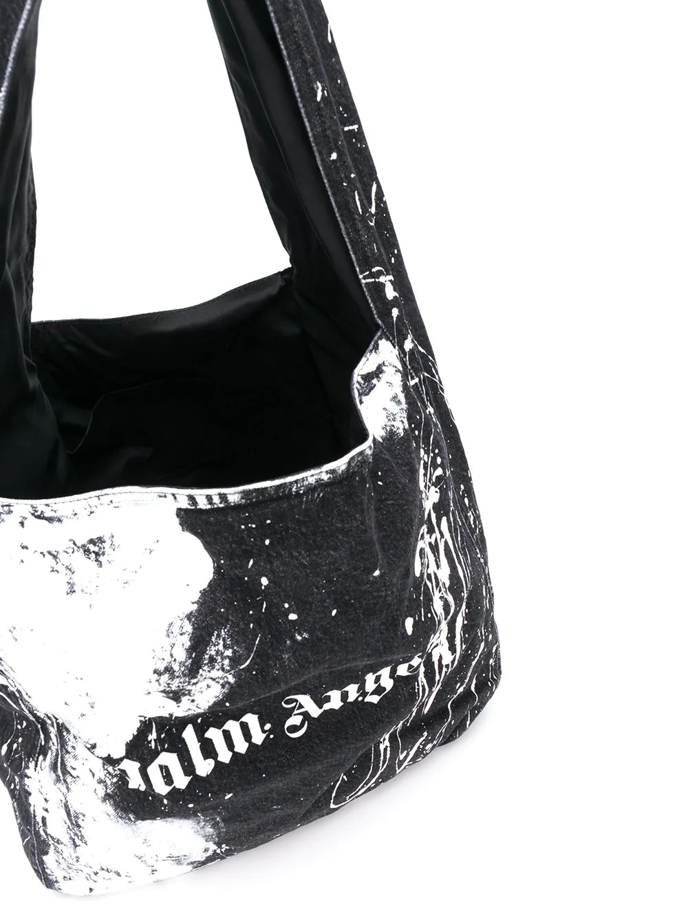 tie-dye logo print tote bag - 5