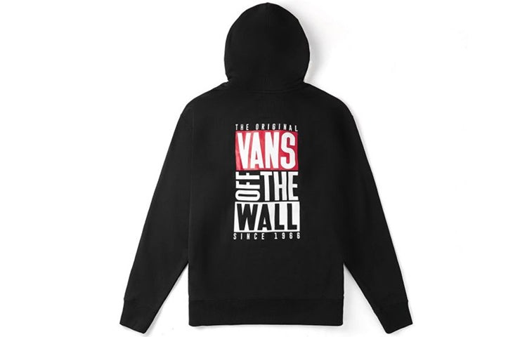 Vans 2019 Winter Men's Casual Sports Hooded Pullover Sweater Top Black VN0A4ML3BLK - 2