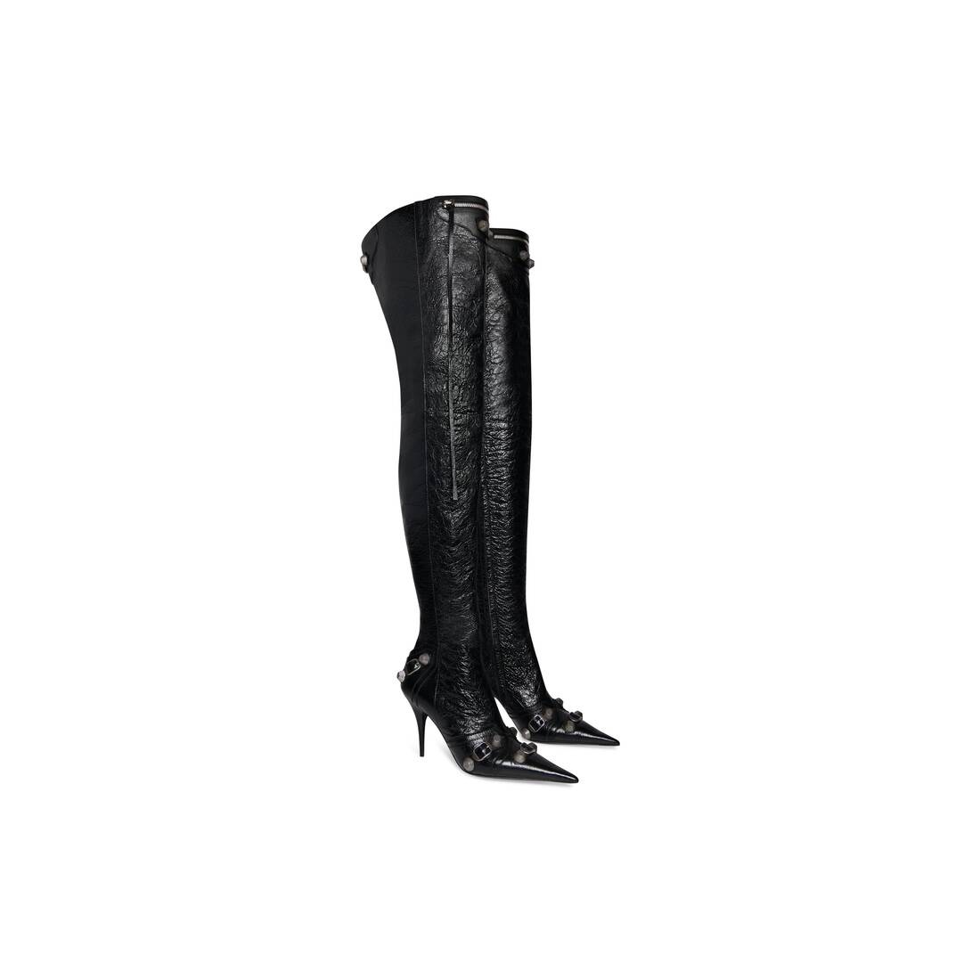 Women's Cagole 90mm Over-the-knee Boot  in Black - 2