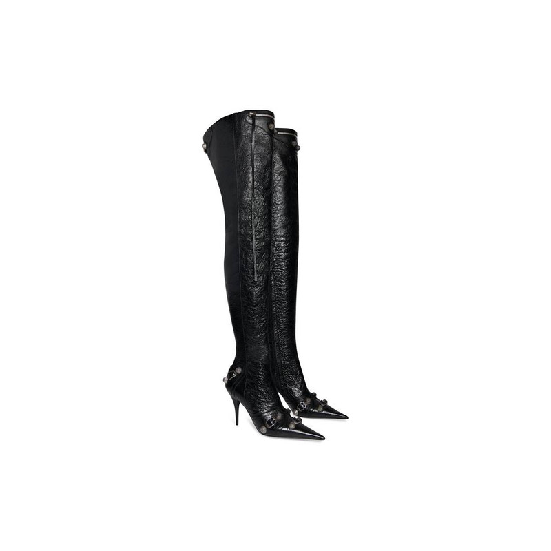 Women's Cagole 90mm Over-the-knee Boot  in Black 2