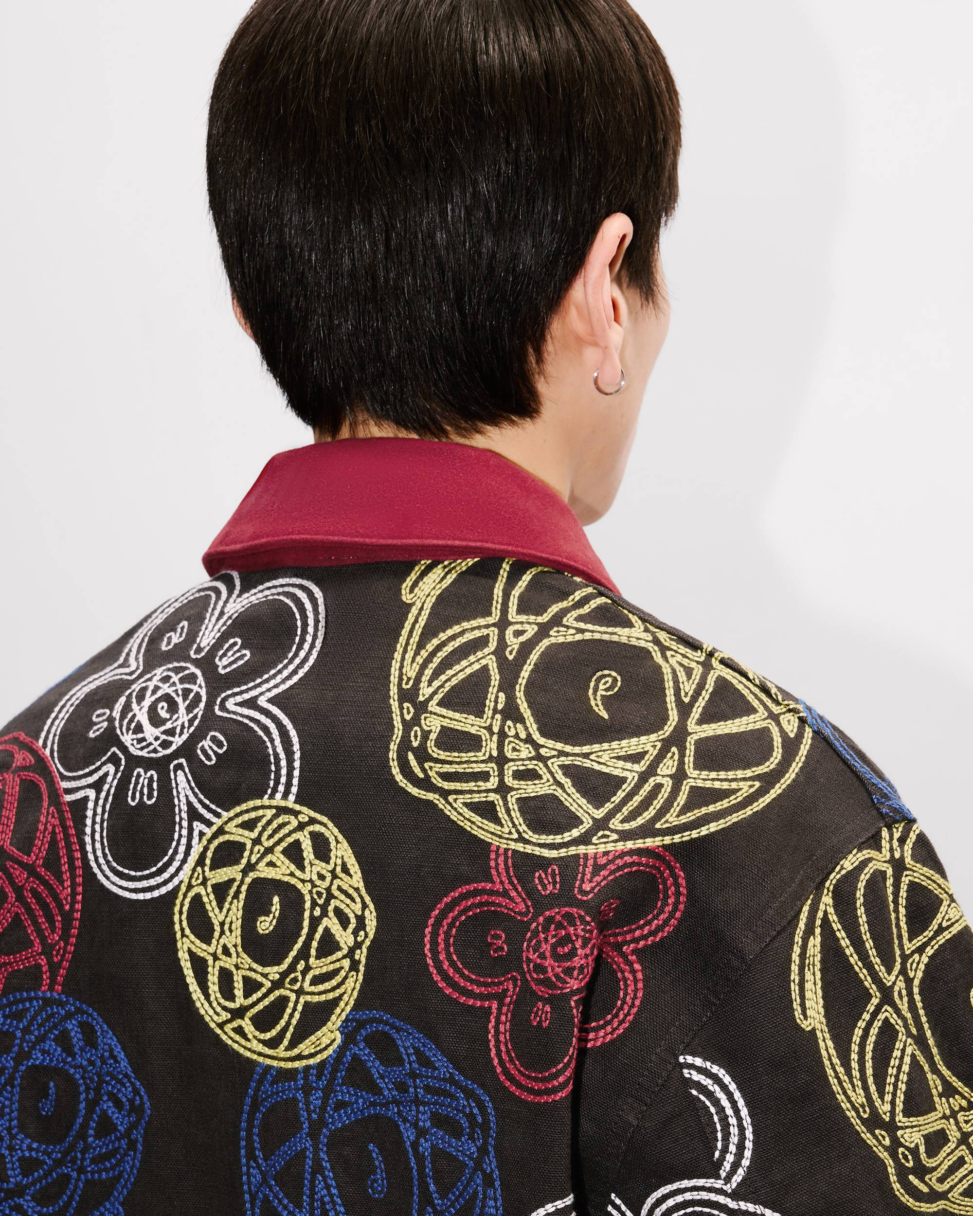 'Kenzo x Futura 2000' embroidered zip-up utility jacket - 7