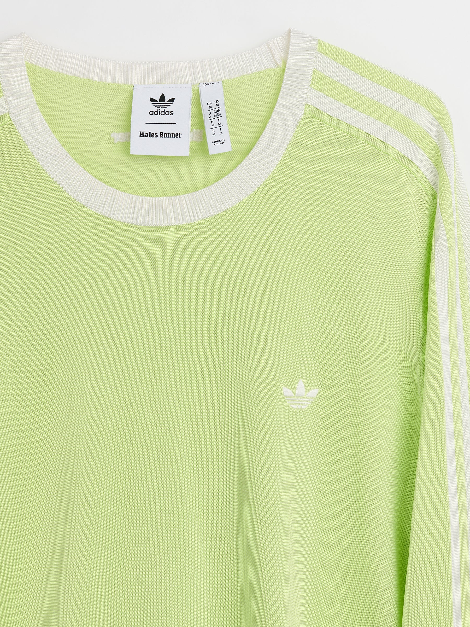 ADIDAS ORIGINALS BY WALES BONNER KNIT LS TEE SEFRYE / CWHITE - 7