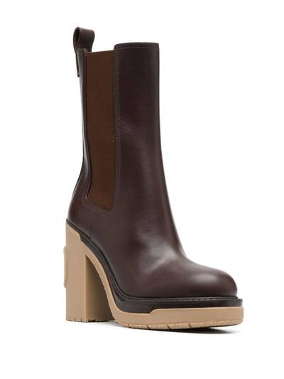 Valentino polished-finish ankle boots outlook