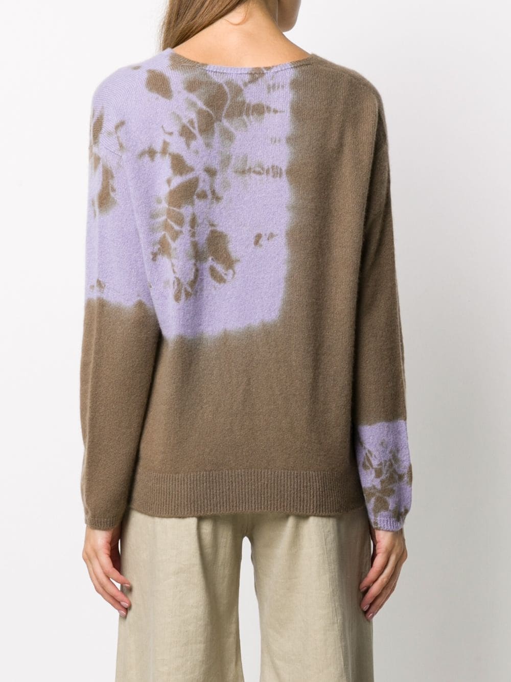 tie-dye print jumper - 4