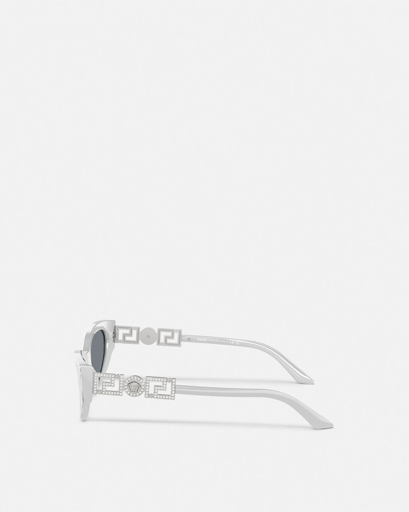 Greca Strass Cat-Eye Sunglasses 3