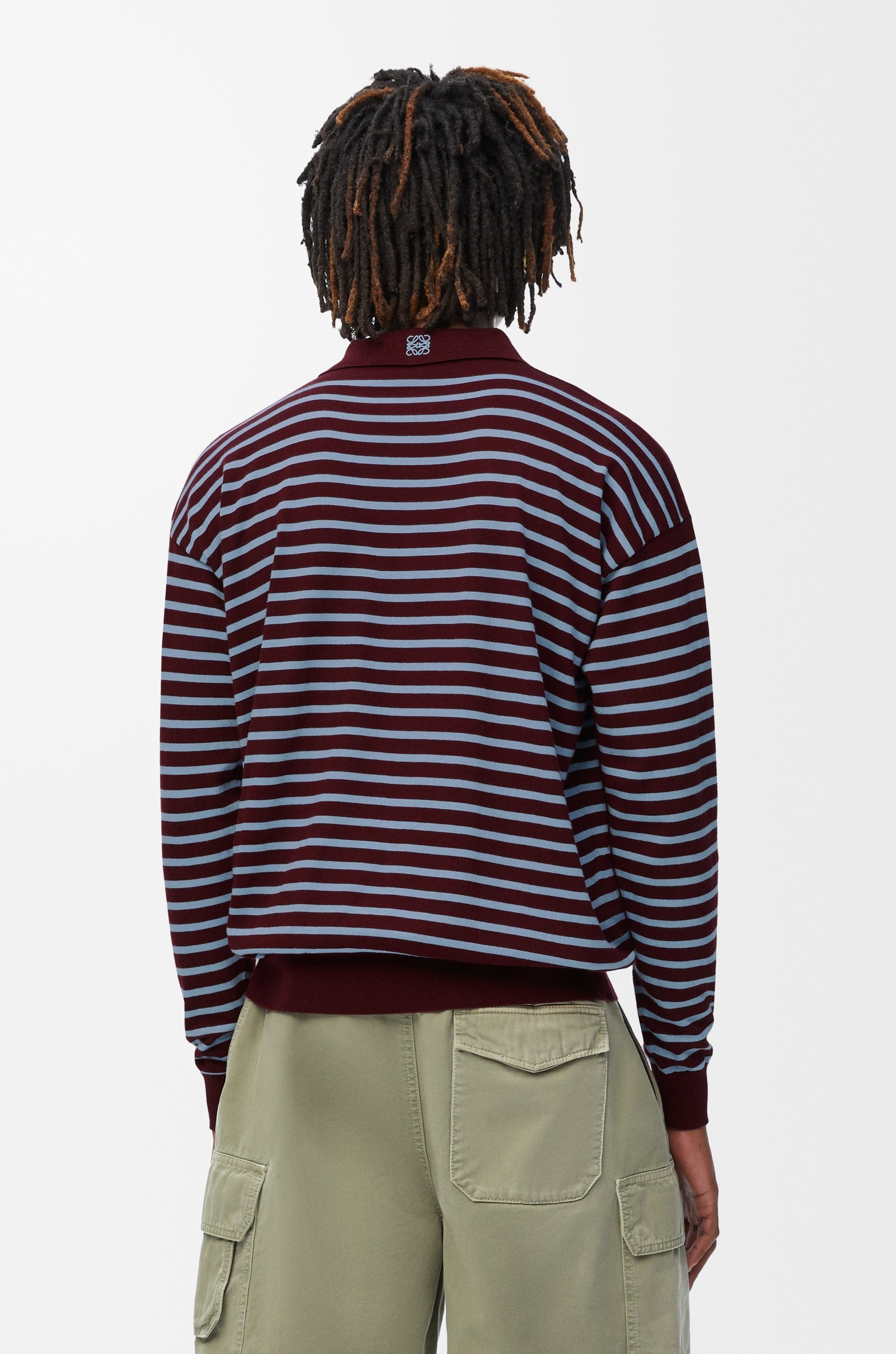 Polo sweater in cotton - 4