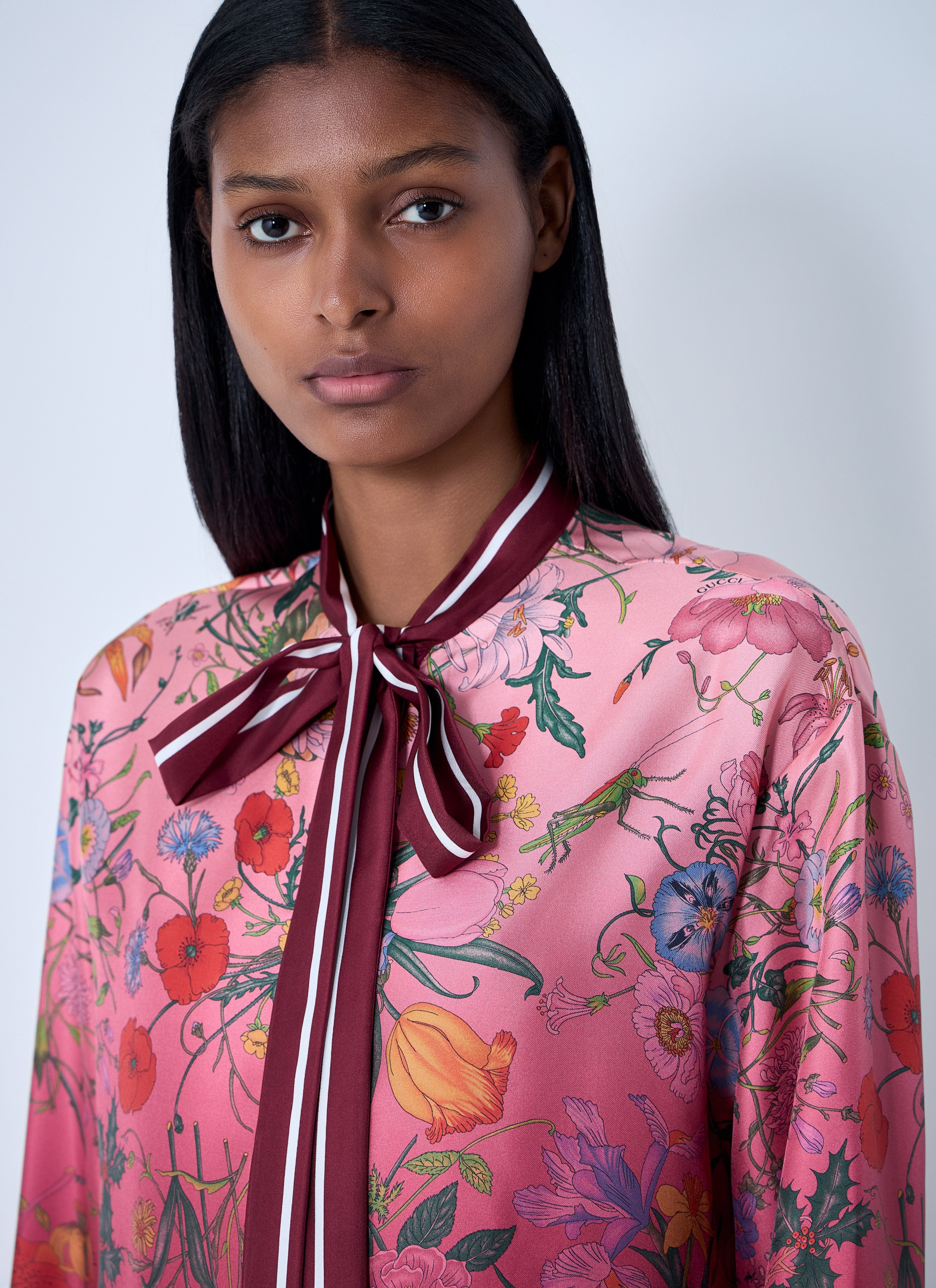 Gucci Women Flora Degrade Shirt - 5