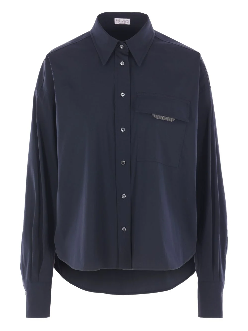 embellished-pocket shirt - 1