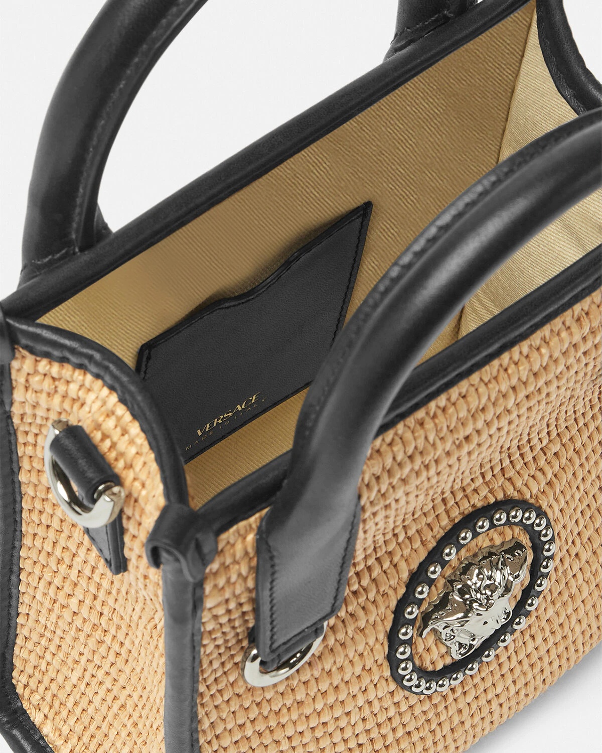 Studded La Medusa Mini Tote Bag - 4