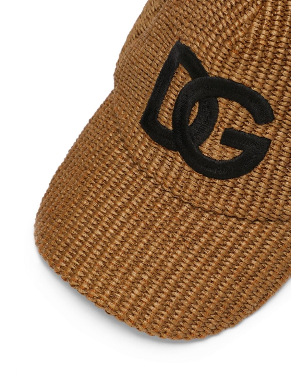 logo-embroidered interwoven cap - 3