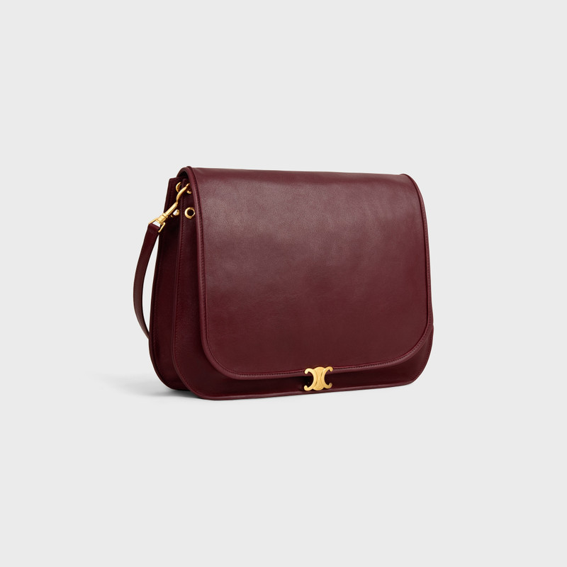 SOFT TRIOMPHE BESACE  IN SUPPLE SHINY LAMBSKIN 4