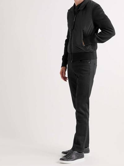 TOM FORD Slim-Fit Panelled Wool and Padded Shell Jacket outlook
