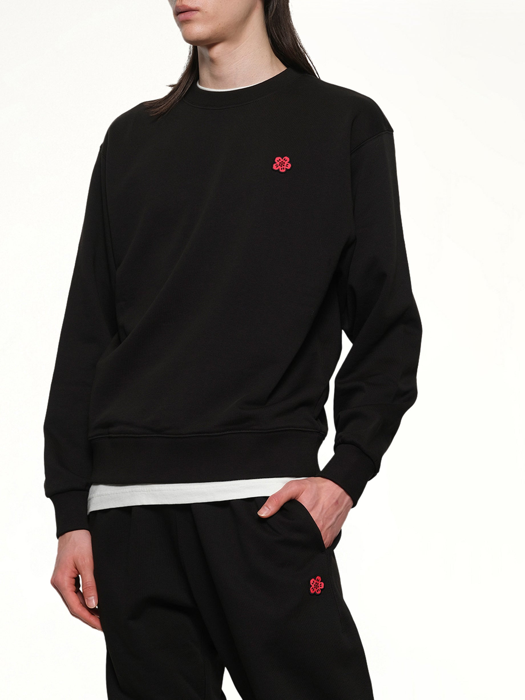 Boke Flower Classic Sweatshirt in Black - 6