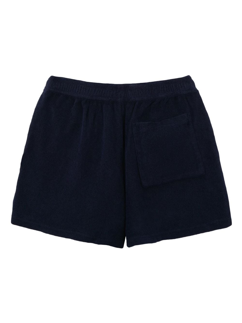 embroidered-logo cotton shorts - 2