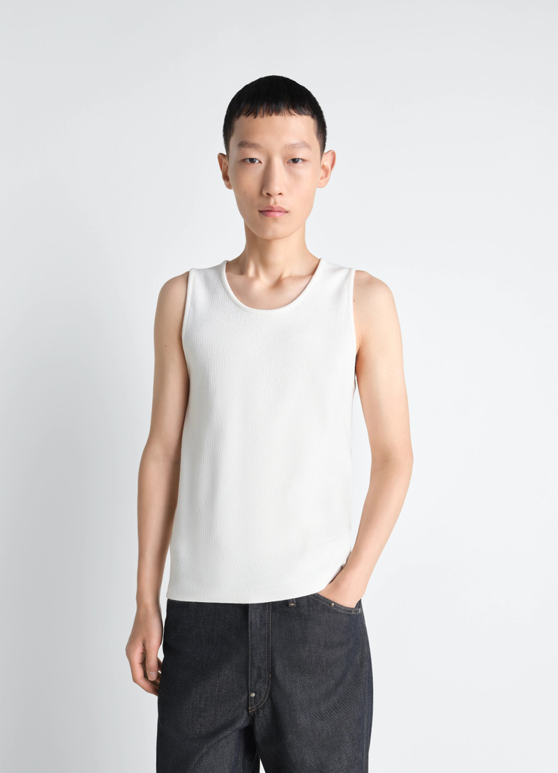 Lemaire RIB TANK TOP IN COTTON LINEN RIB JERSEY outlook