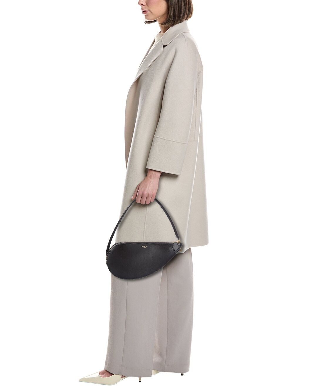 ALAIA Le Demi Coeur Leather Clutch - 4