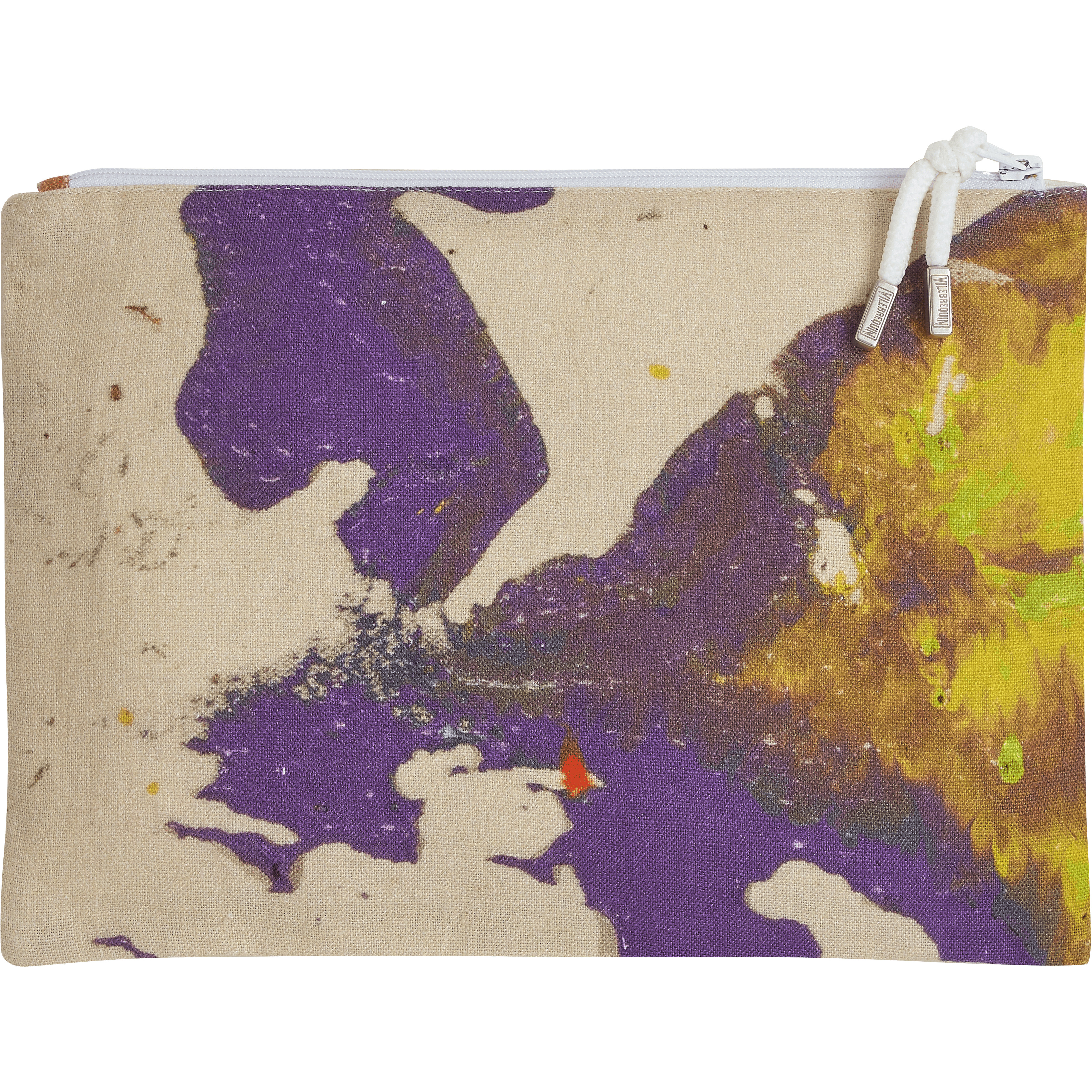 Unisex Linen Beach Pouch Gra - Vilebrequin x John M Armleder - 6