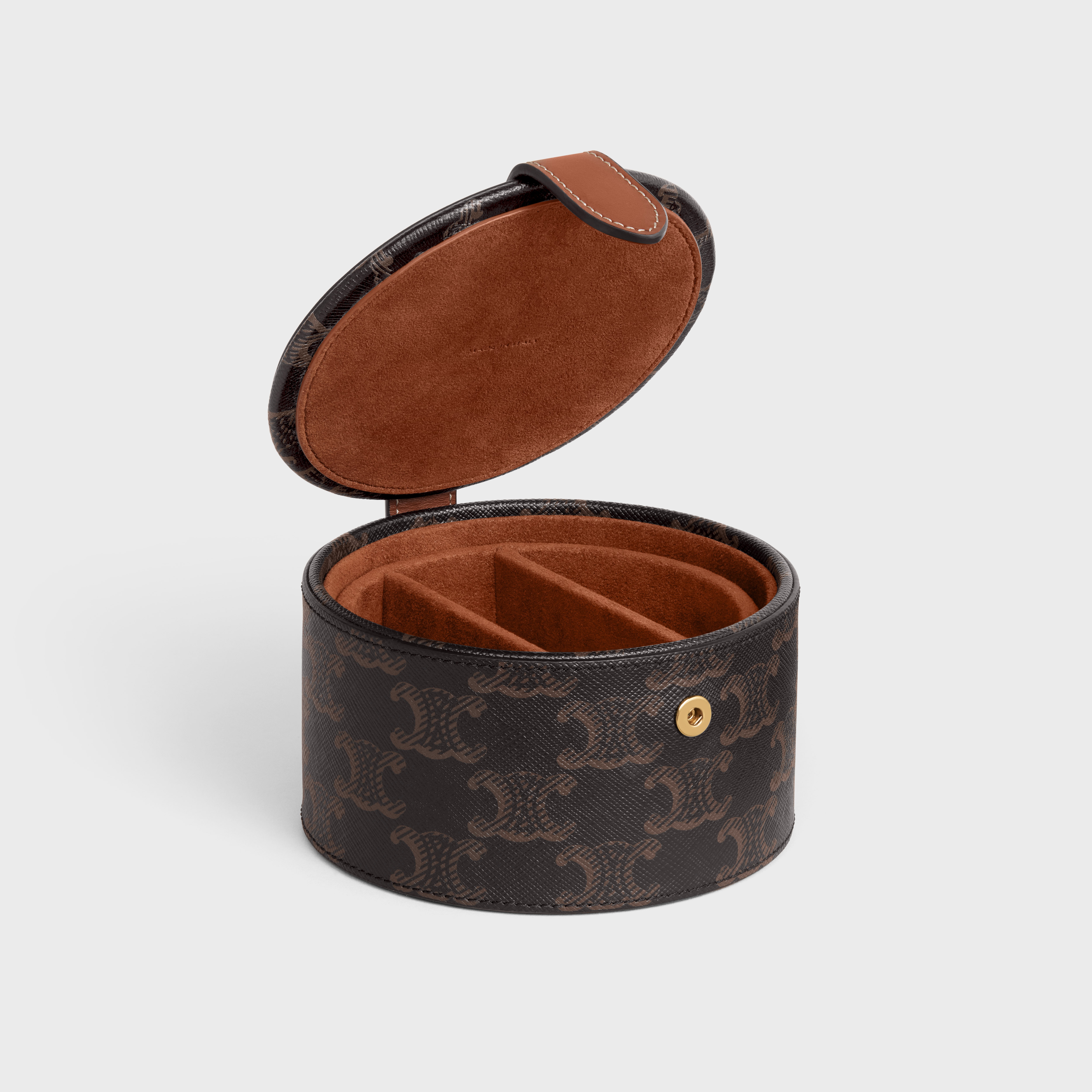 JEWELS Case in Triomphe Canvas and Calfskin - 3