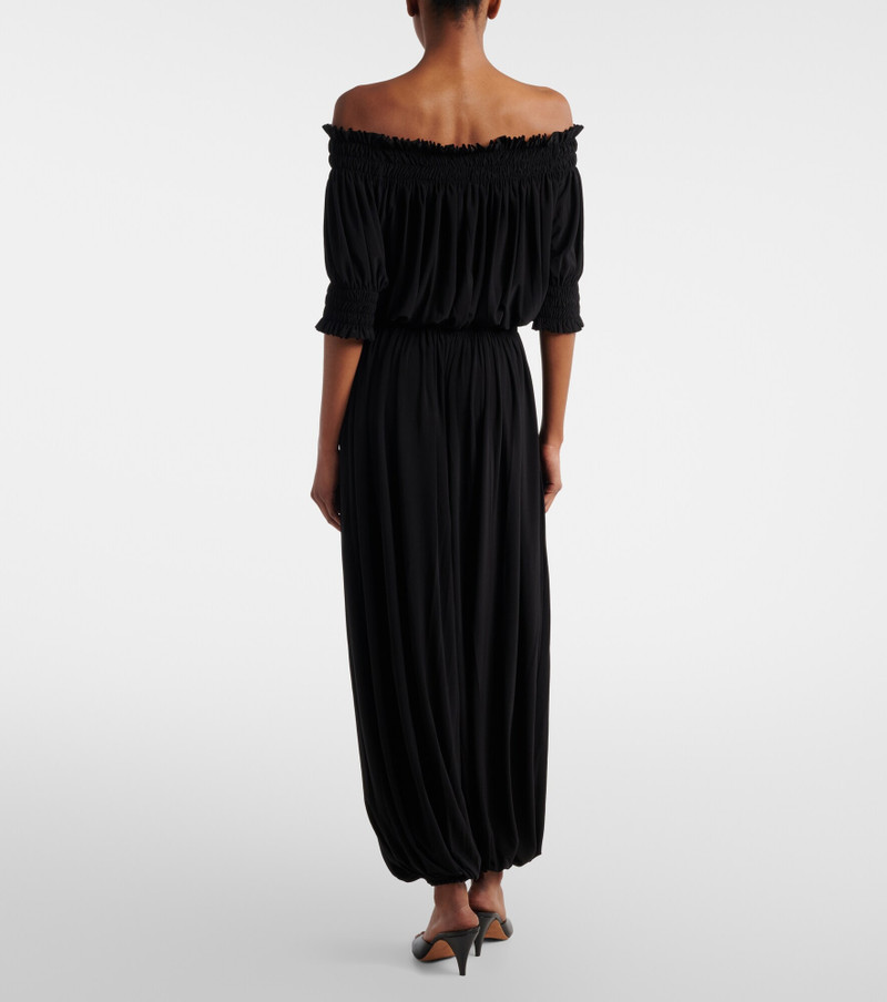 Off-shoulder jersey jumpsuit 6