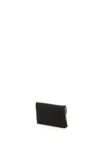 JIMMY CHOO SATIN CARD HOLDER WITH CHAIN outlook