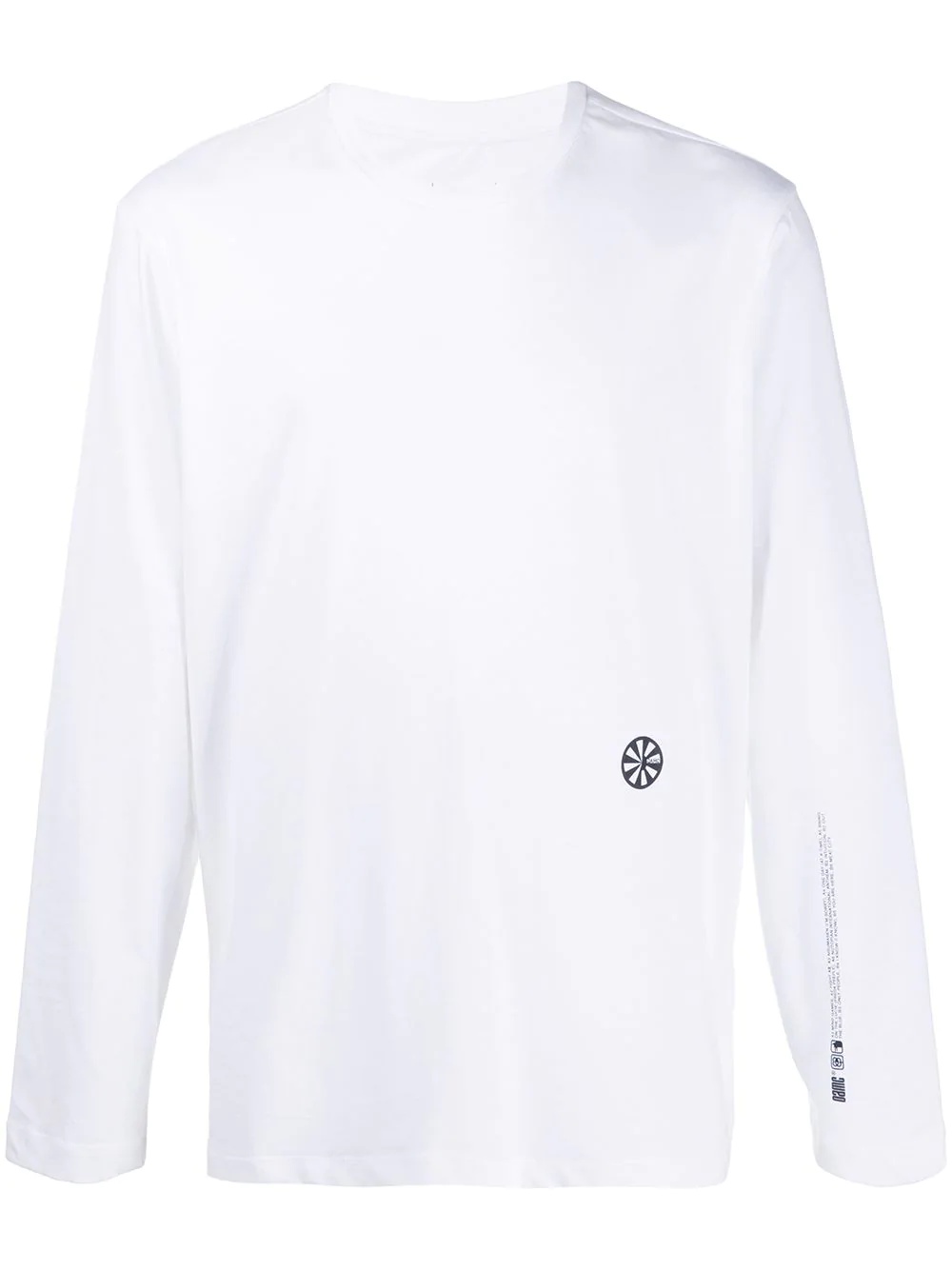 logo print long-sleeved T-shirt - 1