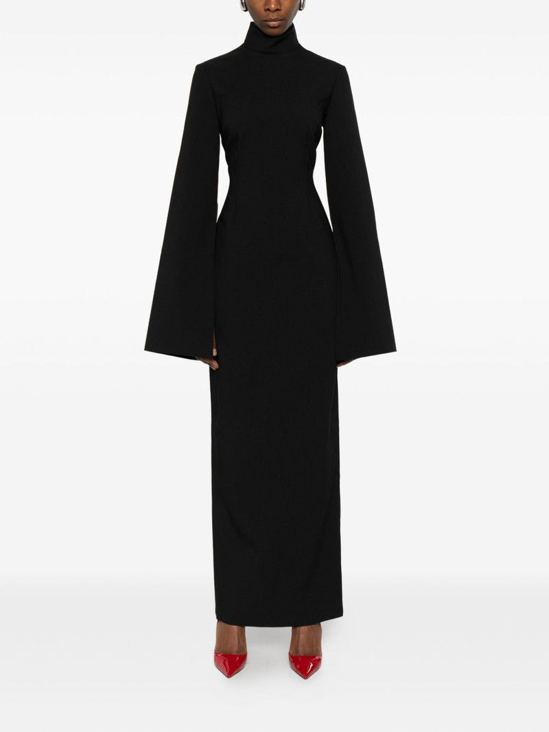 SOLACE LONDON Josefine long-sleeve maxi dress outlook