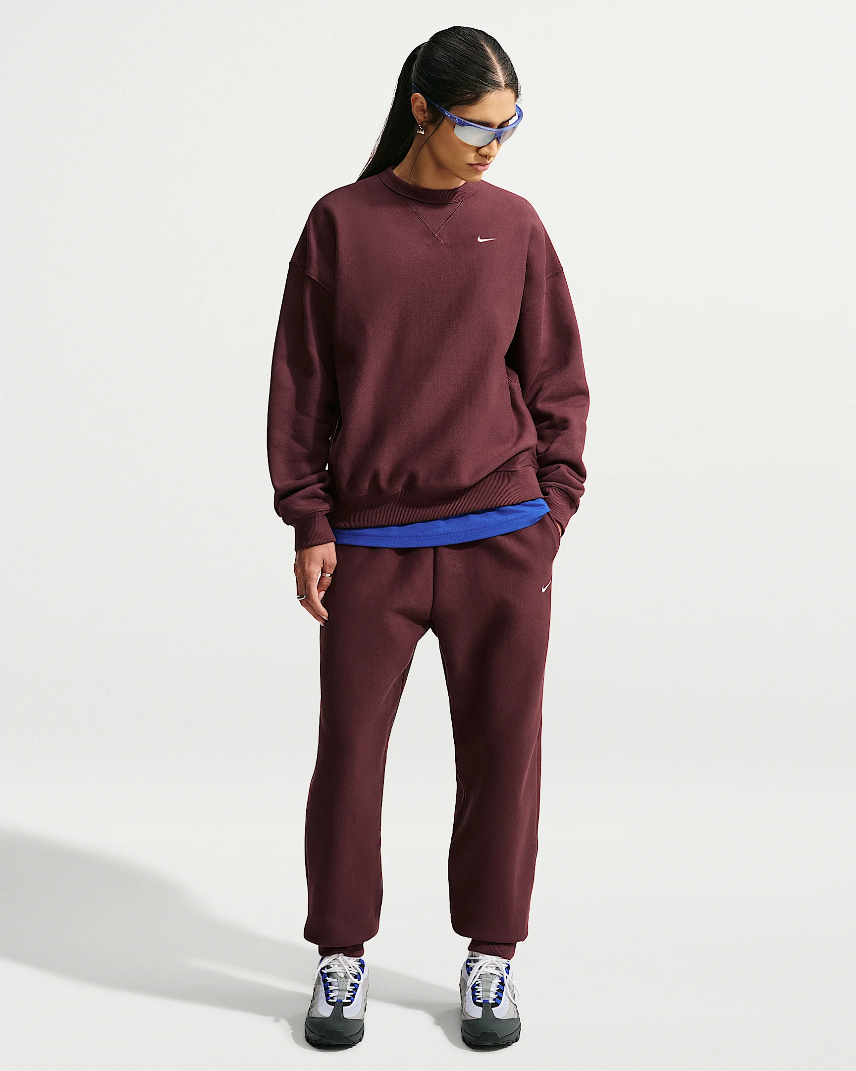 Nike Studio Fleece Heavyweight Women's Oversized High-Rise Joggers - 1
