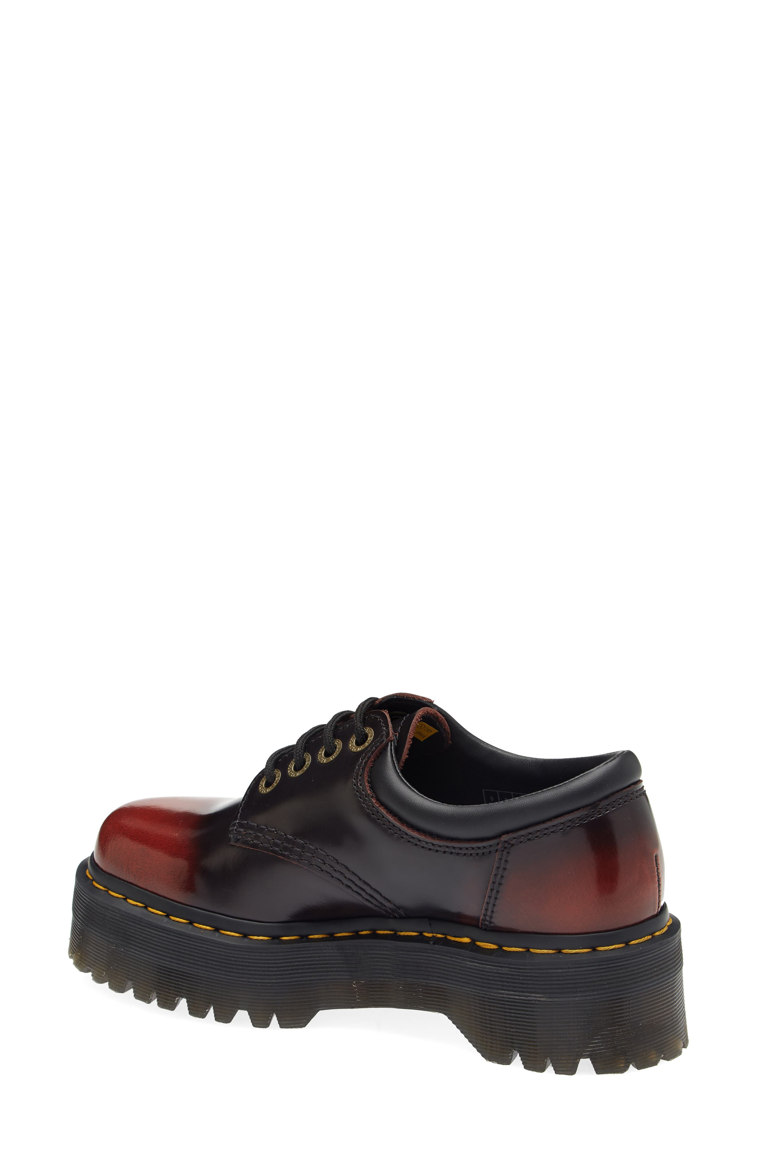 Dr. Martens 8053 Quad Platform Derby in Cherry Red at Nordstrom - 2