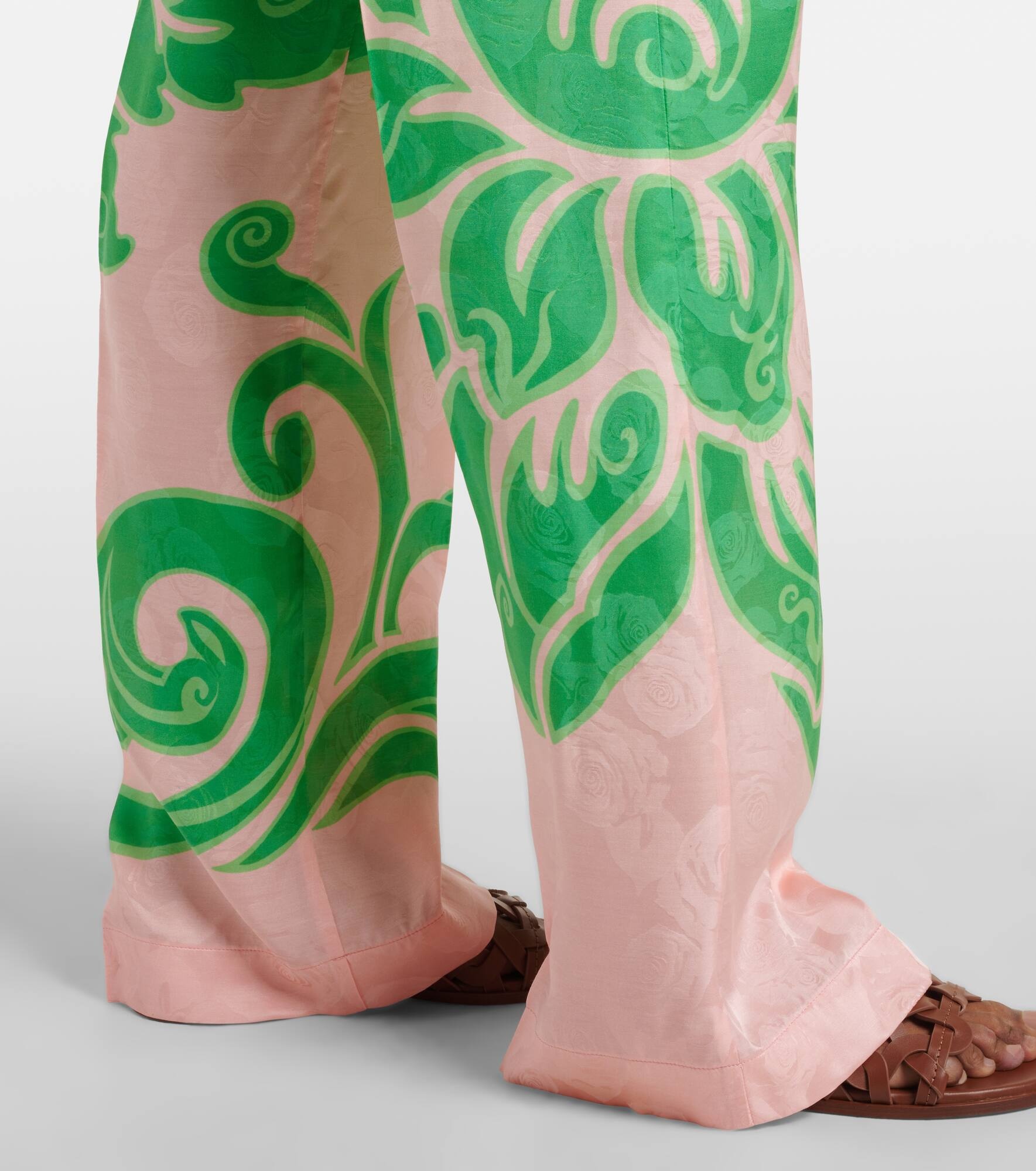 Printed straight pants - 5