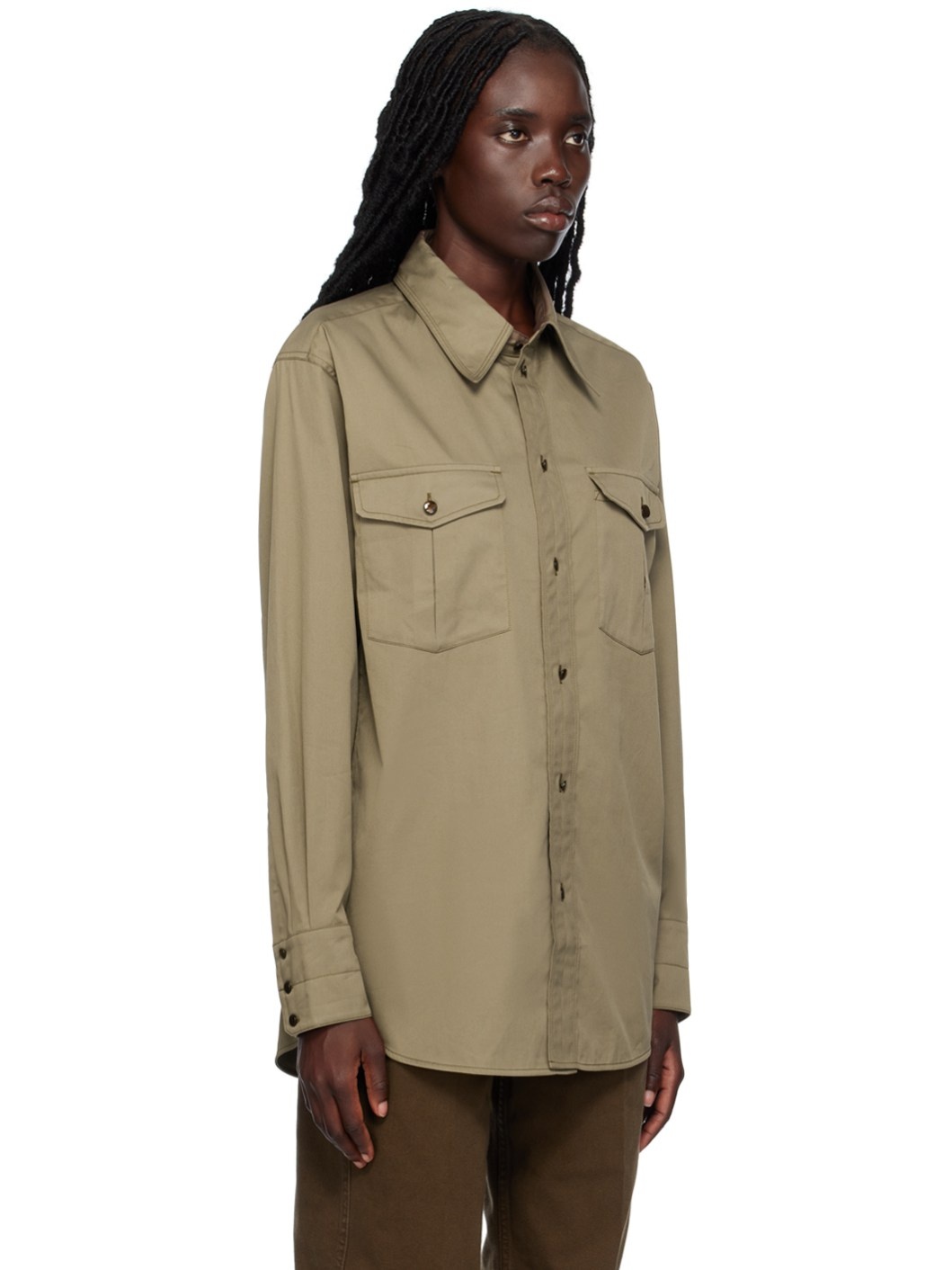 Brown Western Shirt - 2