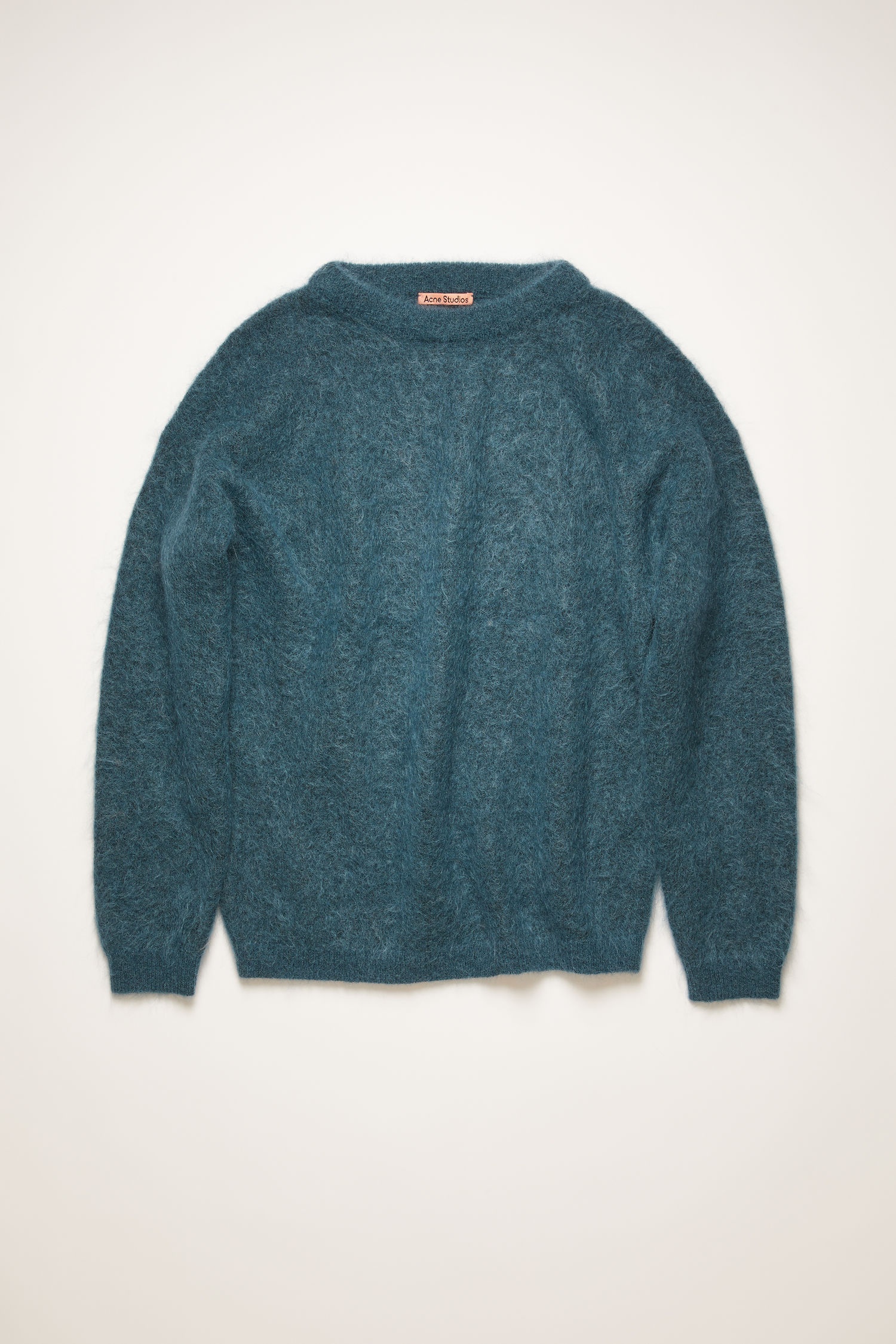 Crewneck sweater teal blue - 1