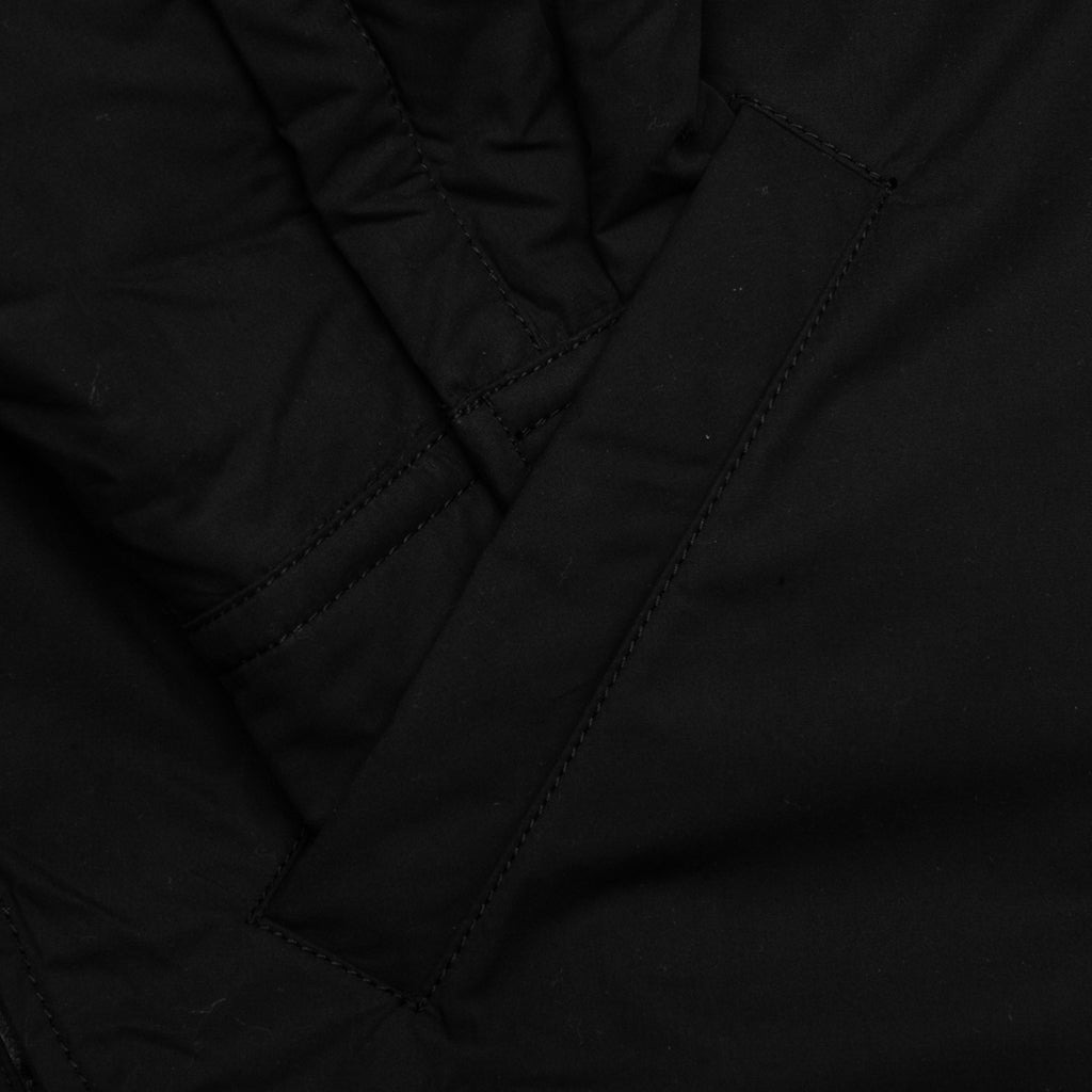 BUTTON-UP JACKET - BLACK - 4