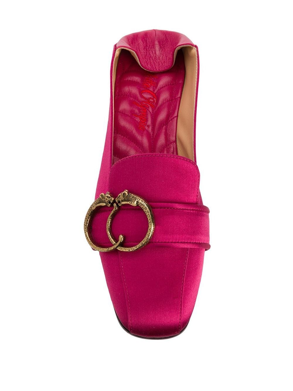 panther buckle loafers - 4