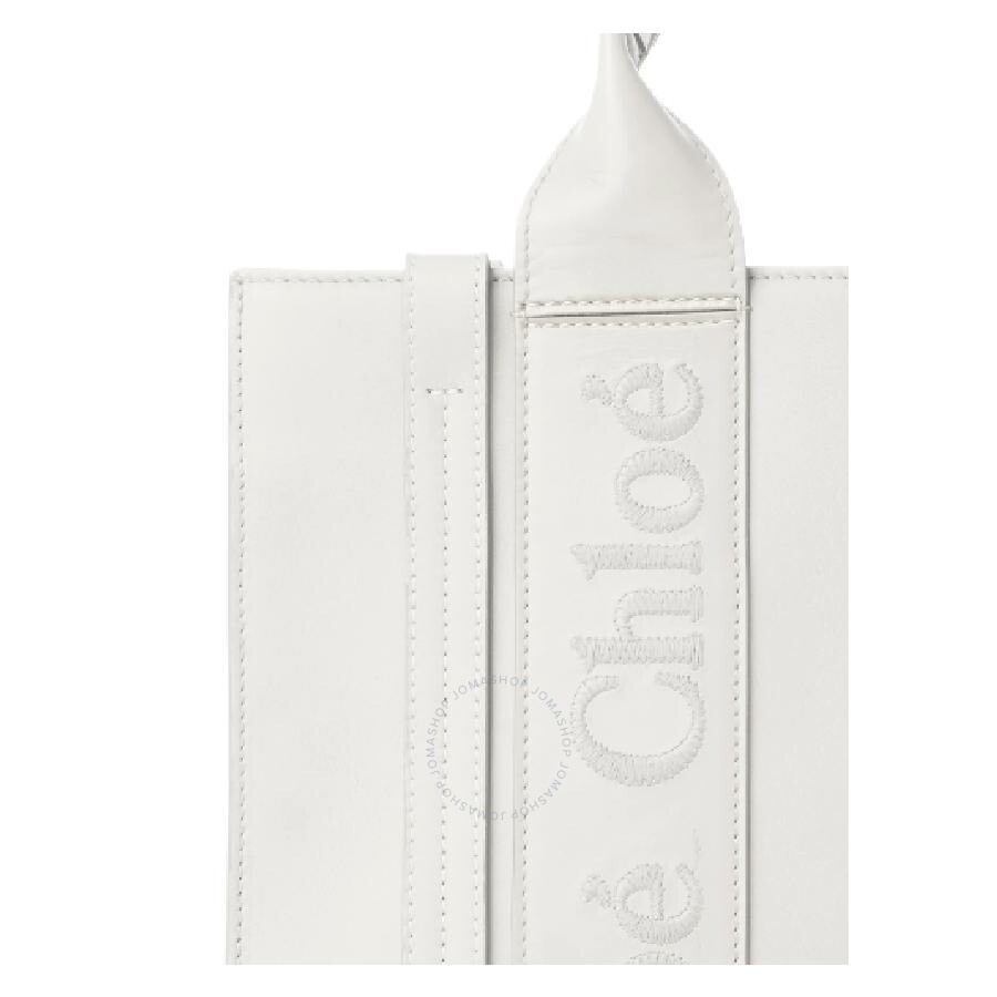 Chloe Woody Leather Small Tote Bag - 5