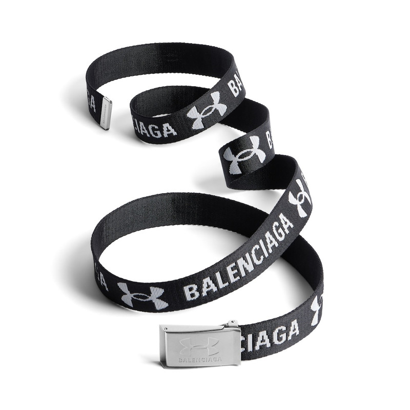 BALENCIAGA Men's Under Armour® Skater Belt  in Black/white outlook