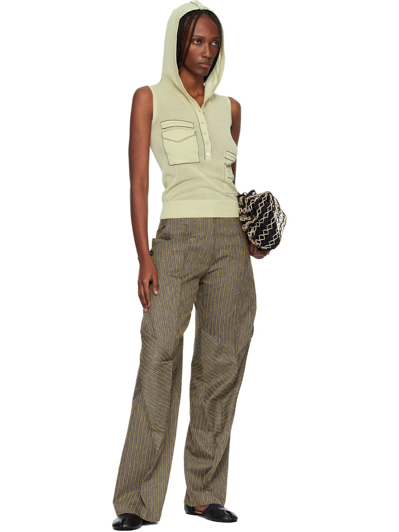 Kiko Kostadinov Green Kreiner Knit Rollneck Tank Top outlook