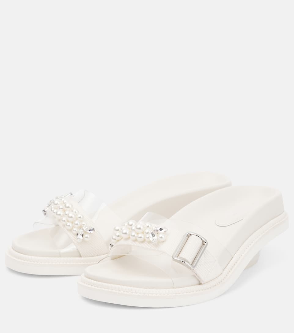 Leather slides - 3