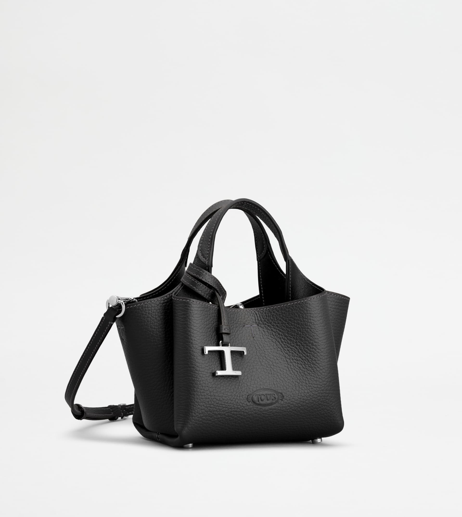 BAG IN LEATHER MICRO - BLACK - 2