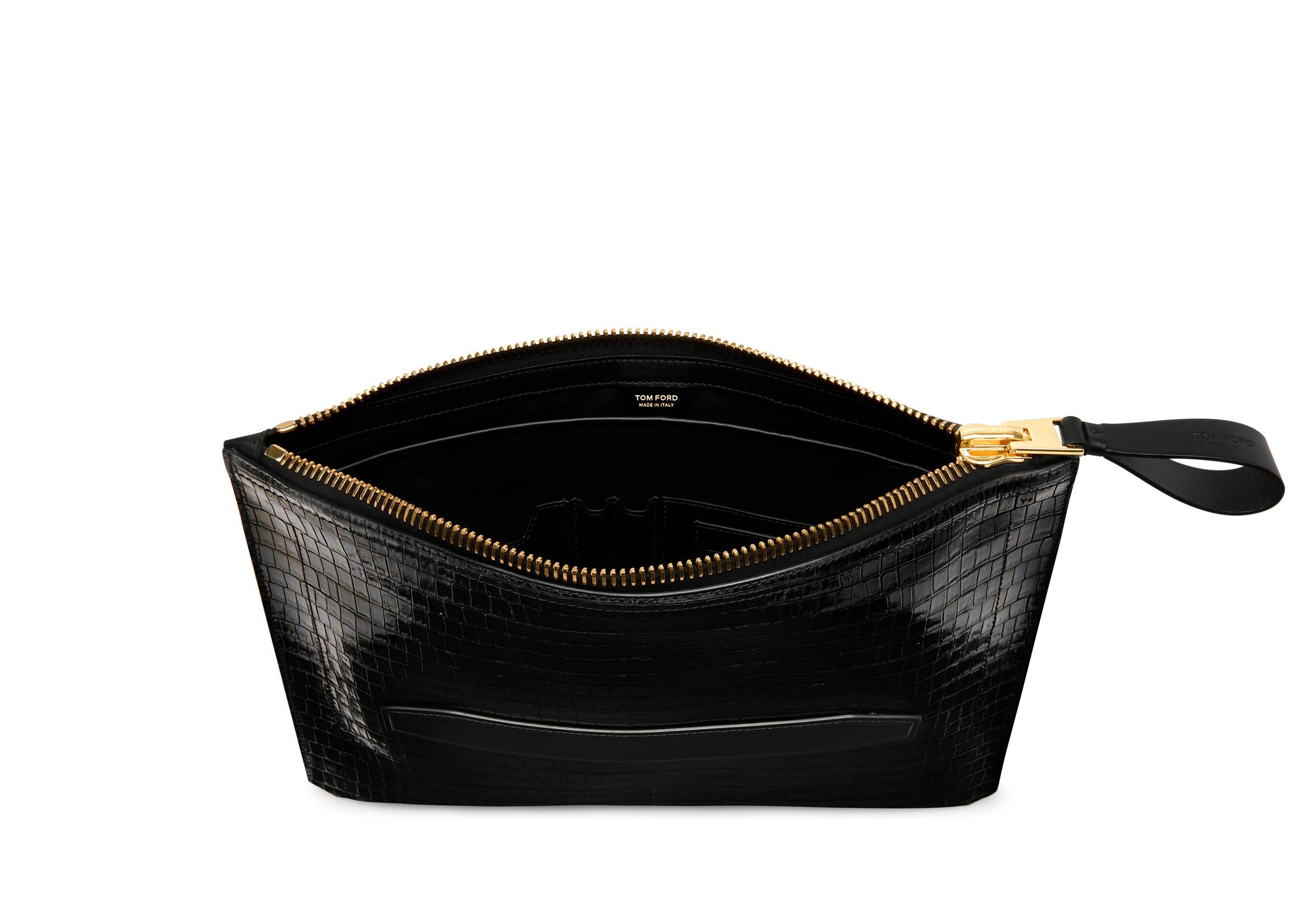 PRINTED ALLIGATOR BUCKLEY HANDLE PORTFOLIO - 4