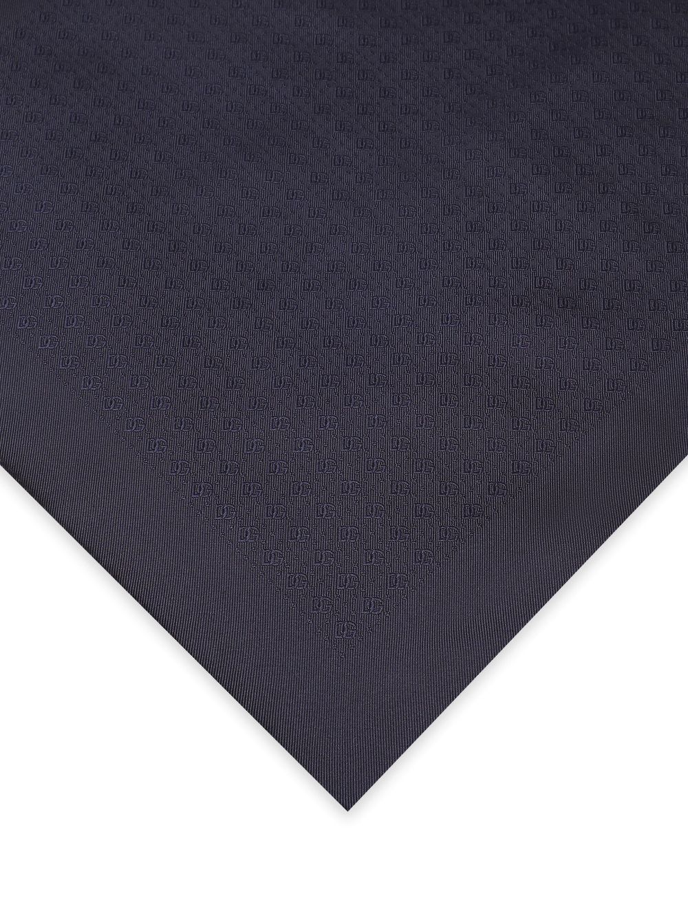 logo-jacquard silk scarf - 2